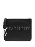 Givenchy Stud-Embellished Leather Wallet — Black