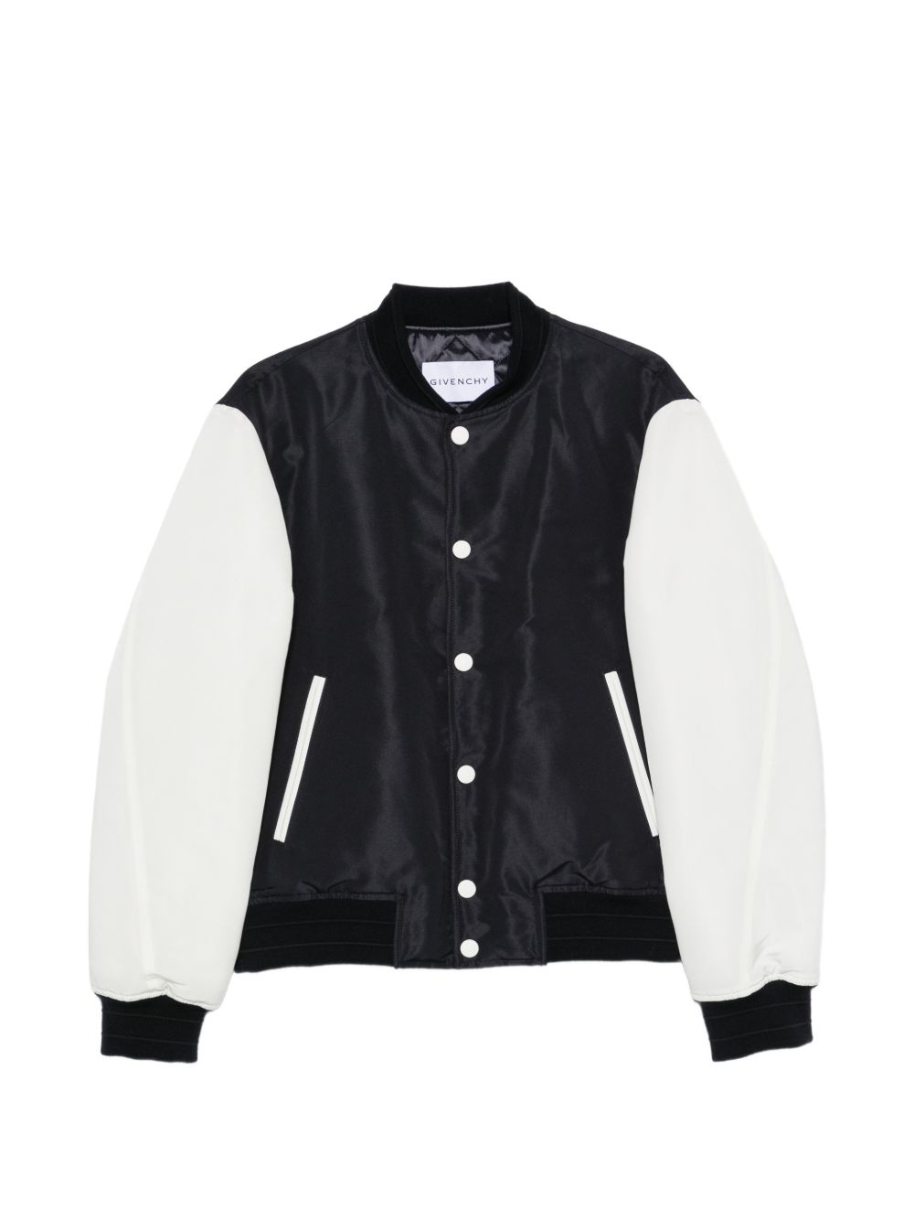 Givenchy Colorblock Bomber Jacket — Black