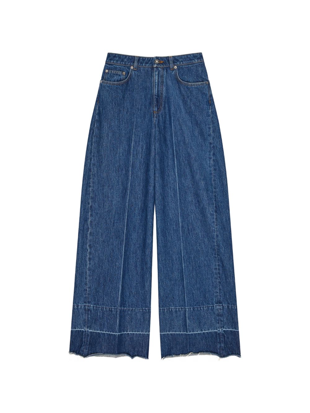 Givenchy Wide-Leg Jeans — Blue