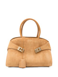 Ferragamo Top Handle Bag — Beige
