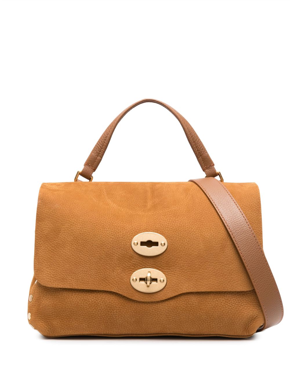 Zanellato Postina Jones Shoulder Bag — Camel