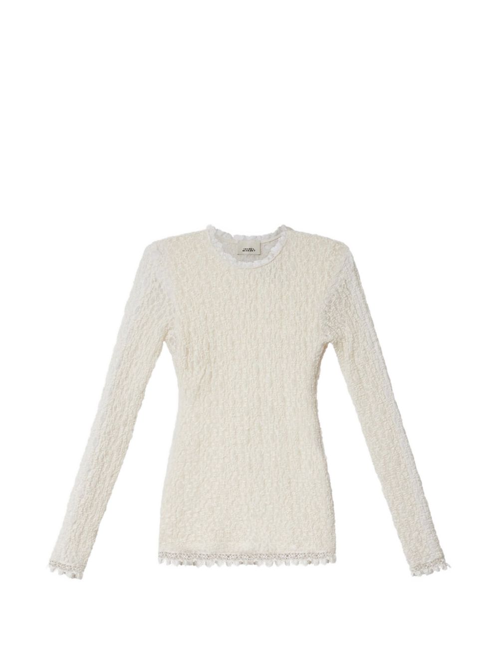 Isabel Marant Guipure Lace Blouse — Ivory