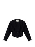 Isabel Marant Bouclé Wool Blend Blazer — Black