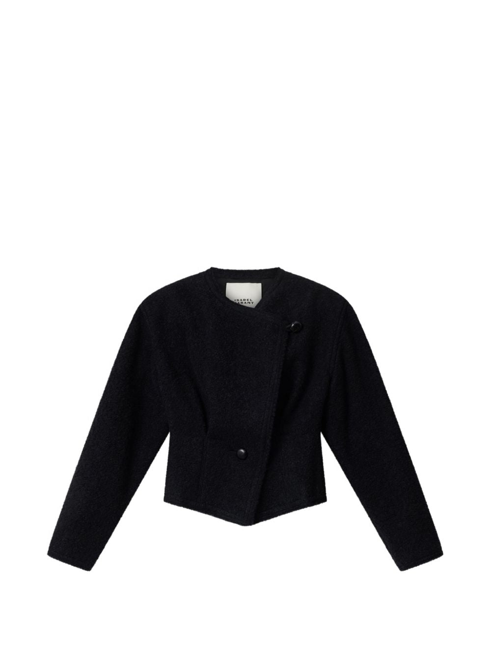Isabel Marant Bouclé Wool Blend Blazer — Black
