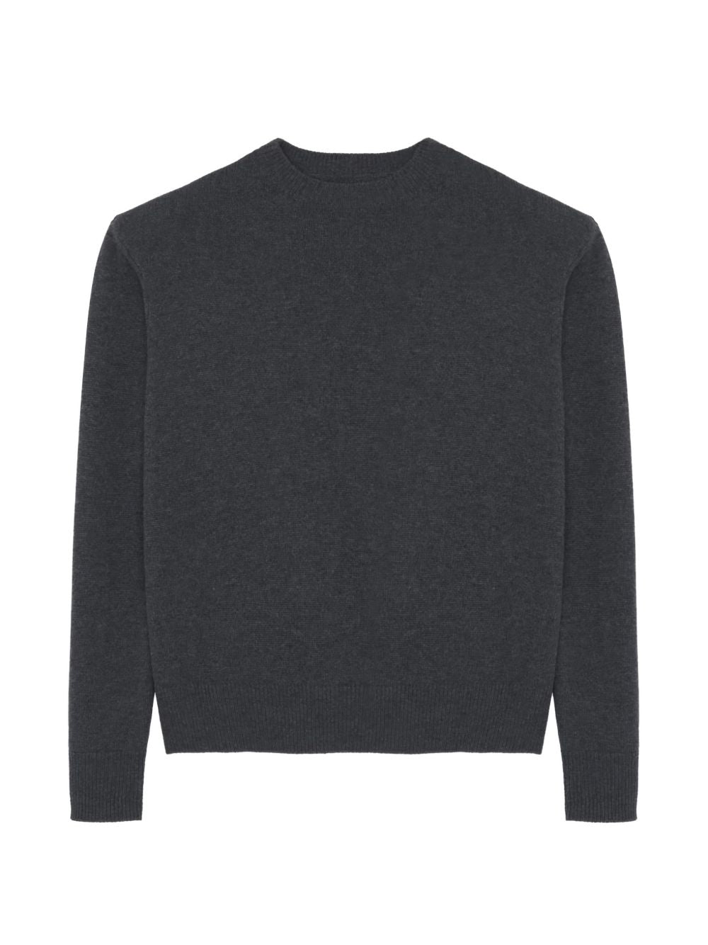 032C Wool Crew-Neck Sweater — Dark Grey