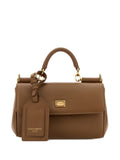 Dolce & Gabbana Sicily Top Handle Bag — Brown