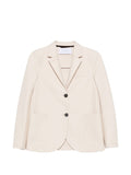 Harris Wharf London Wool Single-Breasted Blazer — Ecru