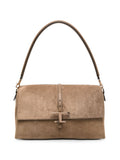 Bolso de hombro Tod'S T Timeless — Tan