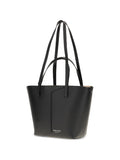 Emporio Armani Grained Leather Shoulder Bag — Black
