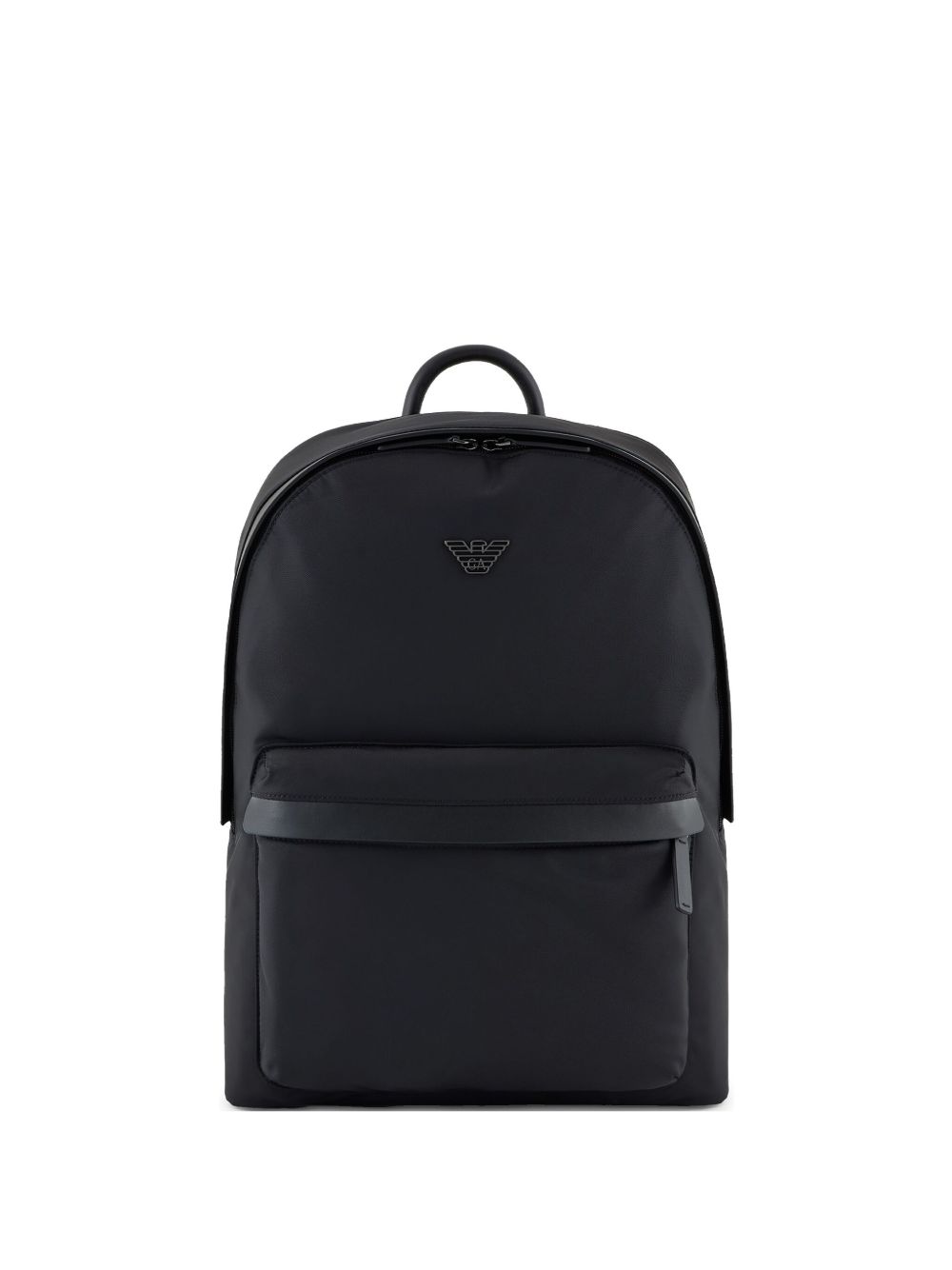 Emporio Armani Logo Backpack Backpack — Black