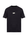 Emporio Armani Logo-Print Polo Shirt — Black