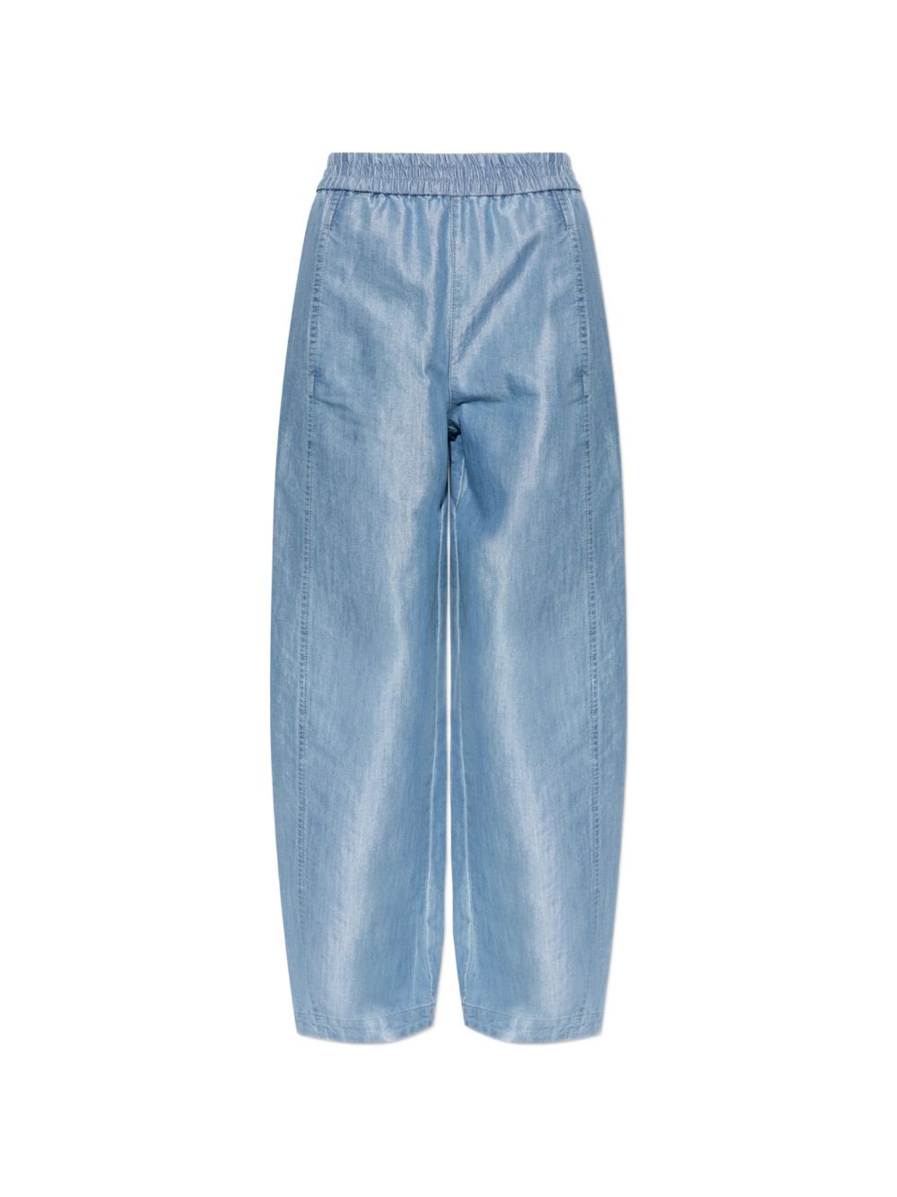 Emporio Armani Wide-Leg Denim Jeans — Blue