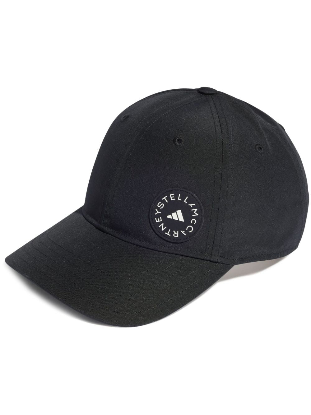 Adidas By Stella McCartney Logo-Print Baseball Cap — Black