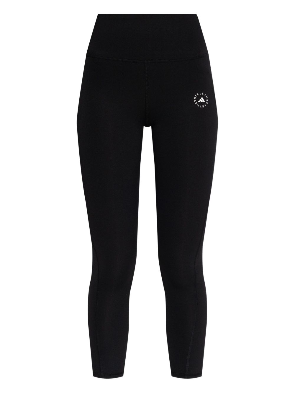 Adidas By Stella McCartney Logo-Embroidered Leggings — Black