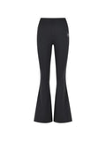 Adidas By Stella McCartney Flared High-Waist Leggings — Black