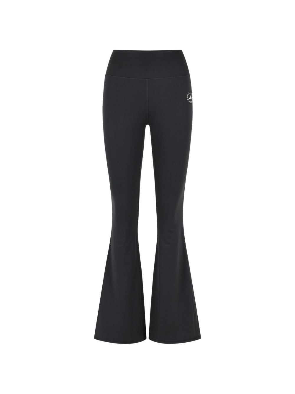 Adidas By Stella McCartney Flared High-Waist Leggings — Black