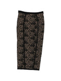 Elisabetta Franchi Lace Knit Skirt — Black