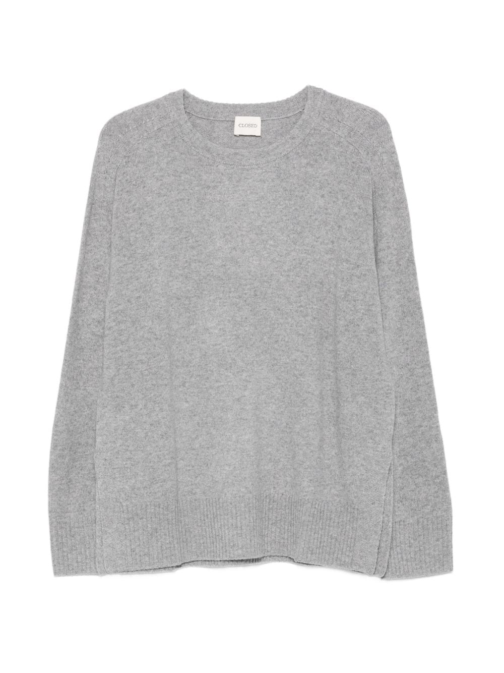 Closed Fine Wool Knit Sweater — Grey