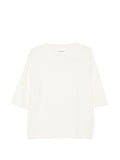 Closed Fine Knit Wool Crewneck Sweater — Cream