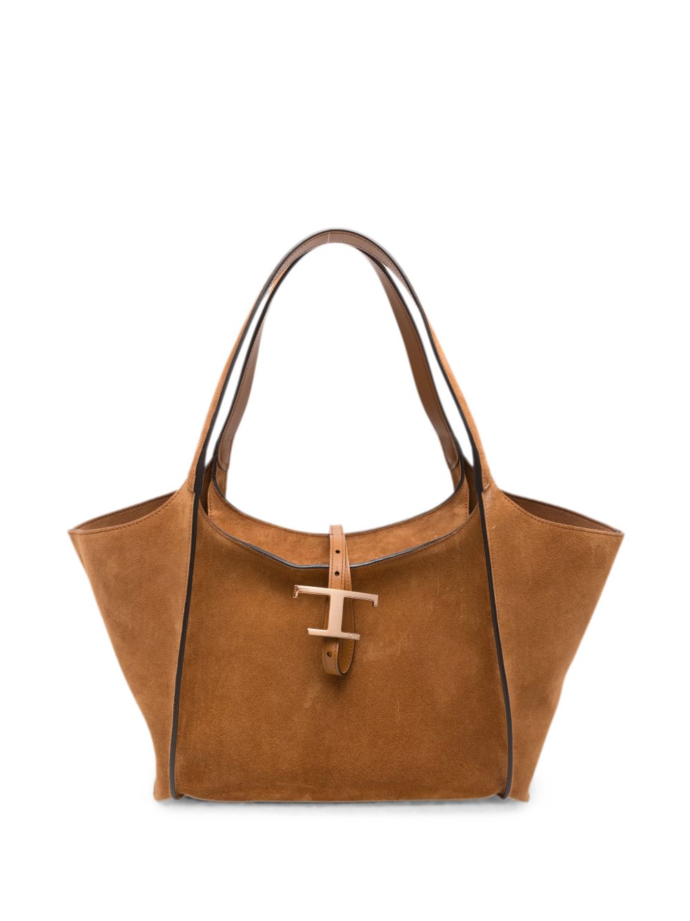 Tod'S T Timeless Shoulder Bag — Tan