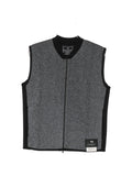 Y-3 Knitted Color-Block Vest — Grey