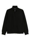 Emporio Armani Textured Logo Sweatshirt — Black