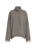 032C Cashmere Turtleneck Sweater — Gray