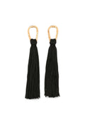 Forte Forte Tassel Earrings — Black