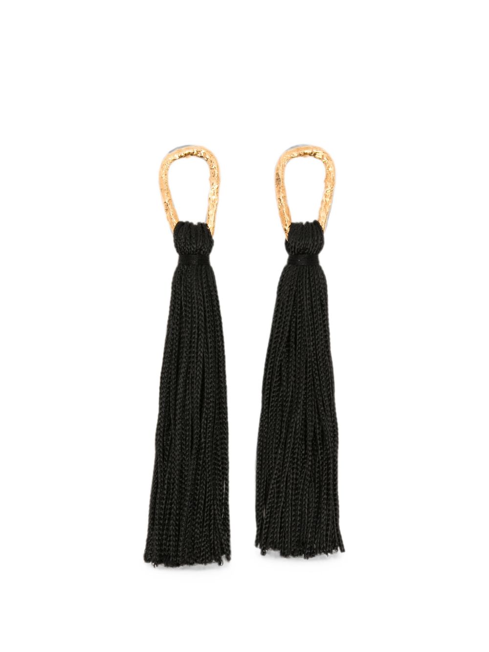 Forte Forte Tassel Earrings — Black