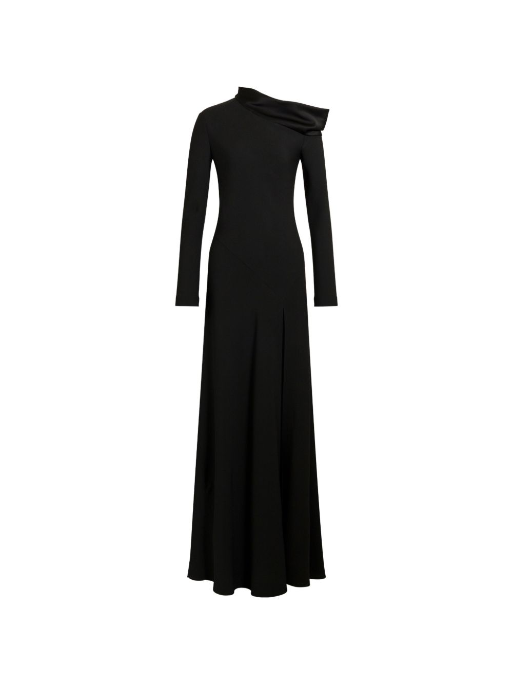 032C Off-Shoulder Maxi Dress — Black
