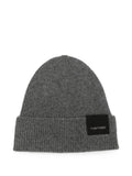 Tom Ford Cashmere Ribbed Knit Beanie — grey