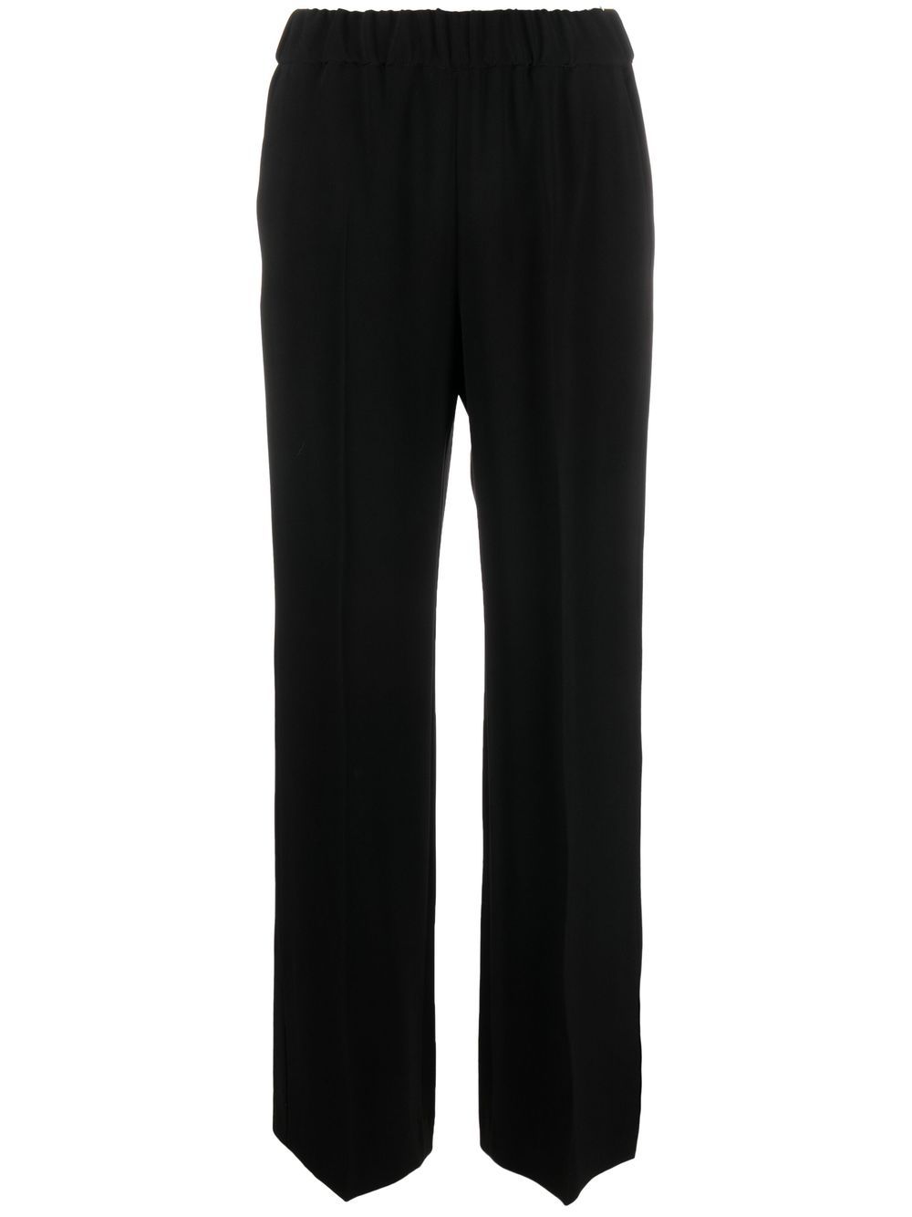 Alberto Biani Wide-Leg Trousers — Black