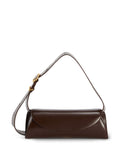 Jil Sander Cannolo Shoulder Bag — Brown