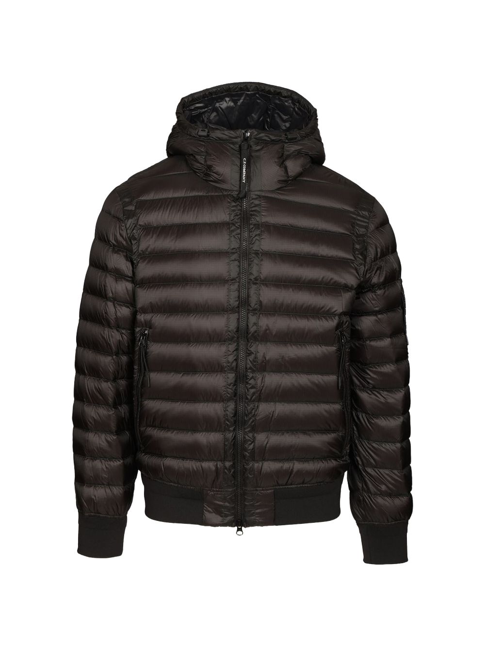 C.P. Company Quilted Down Down Jacket — Black