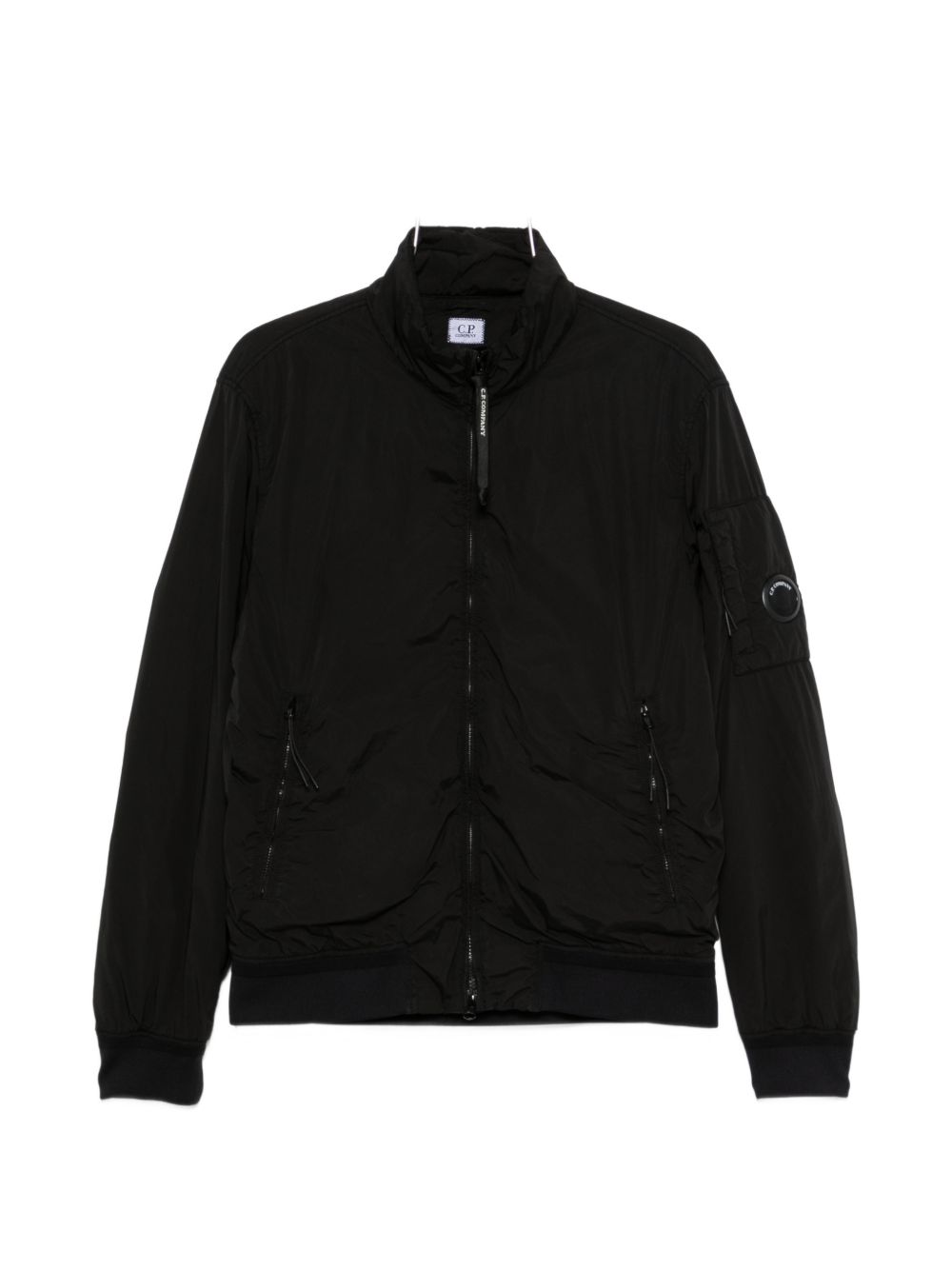 C.P. Company Nylon Bomber Jacket — Black