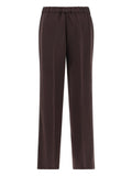 Alberto Biani Wide-Leg Trousers — Brown