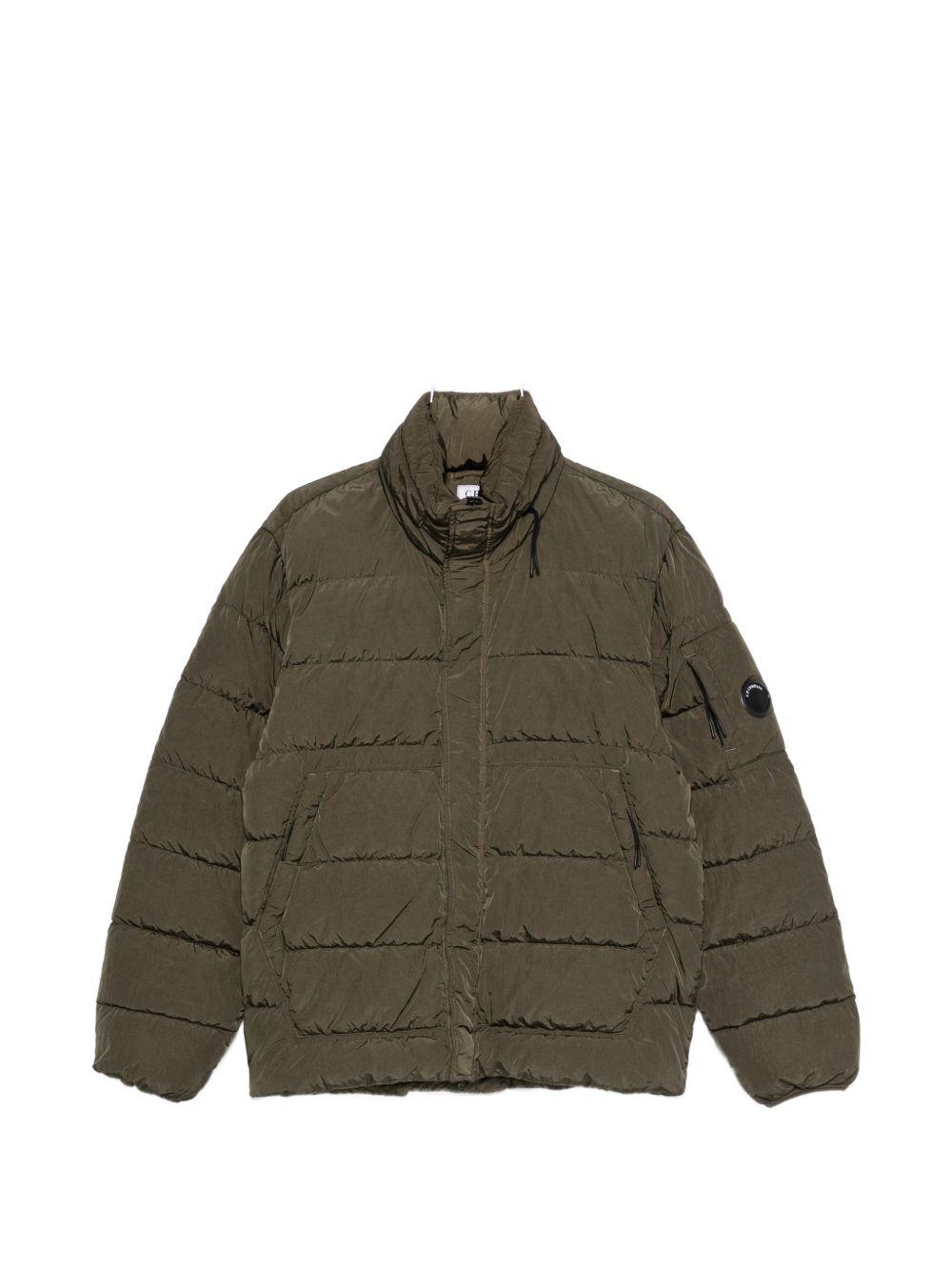 C.P. Company Quilted Down Down Jacket — Olive