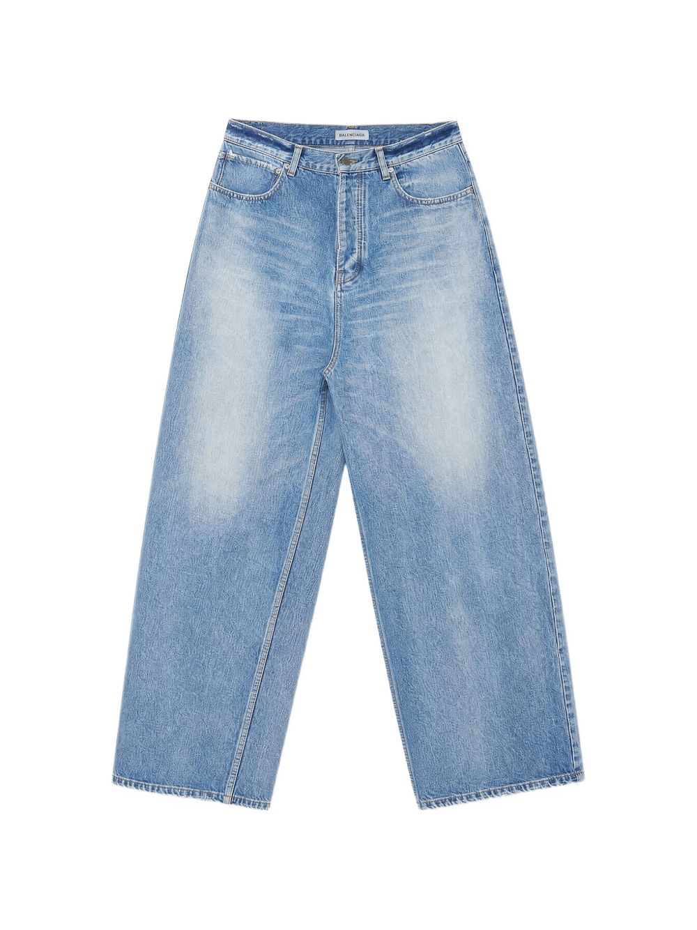 Balenciaga Baggy Denim Jeans — Light Blue