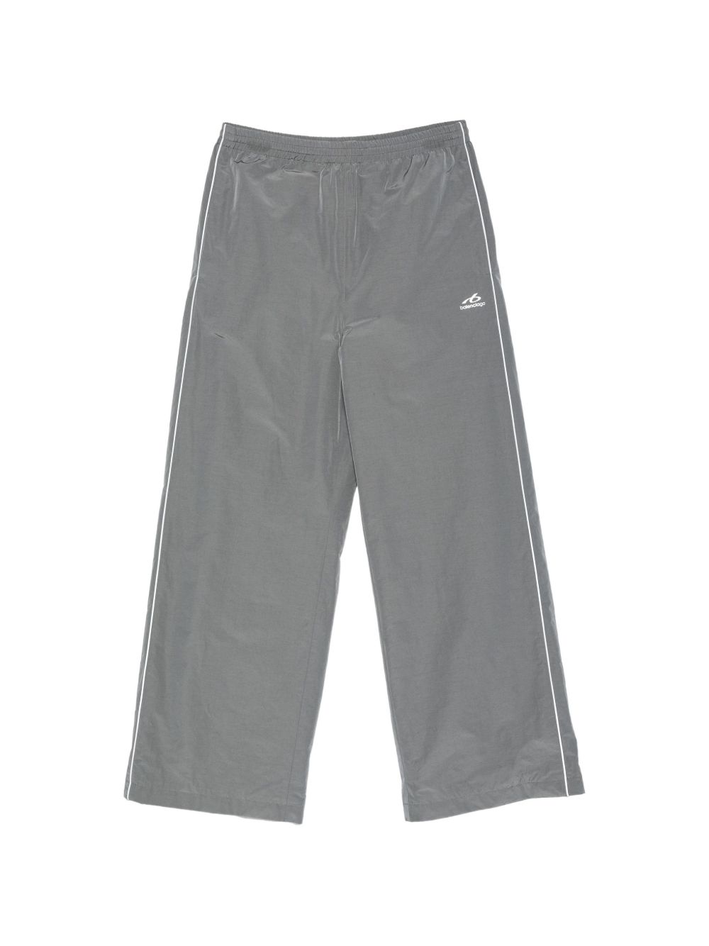 Balenciaga Side-Stripe Track Trousers — Grey