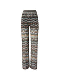 Missoni Chevron Zigzag Knit Trousers — Multicolor