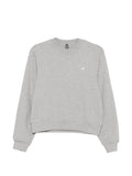 Adidas By Stella McCartney Logo-Embroidered Jersey Sweatshirt — Grey