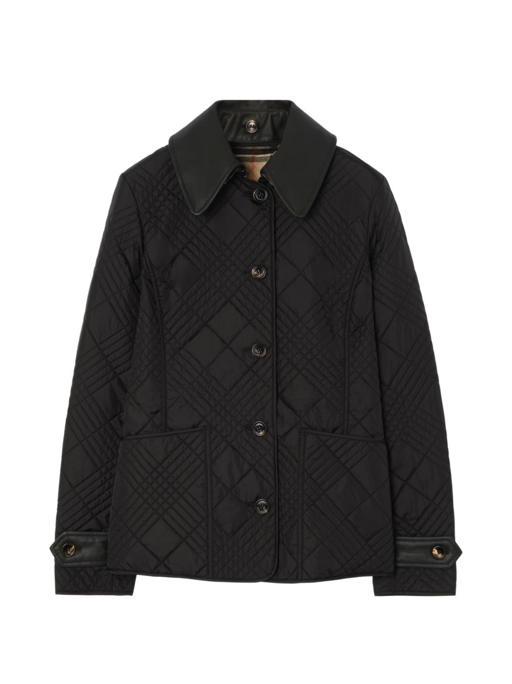 Burberry Quilted Nylon Jacket — Black