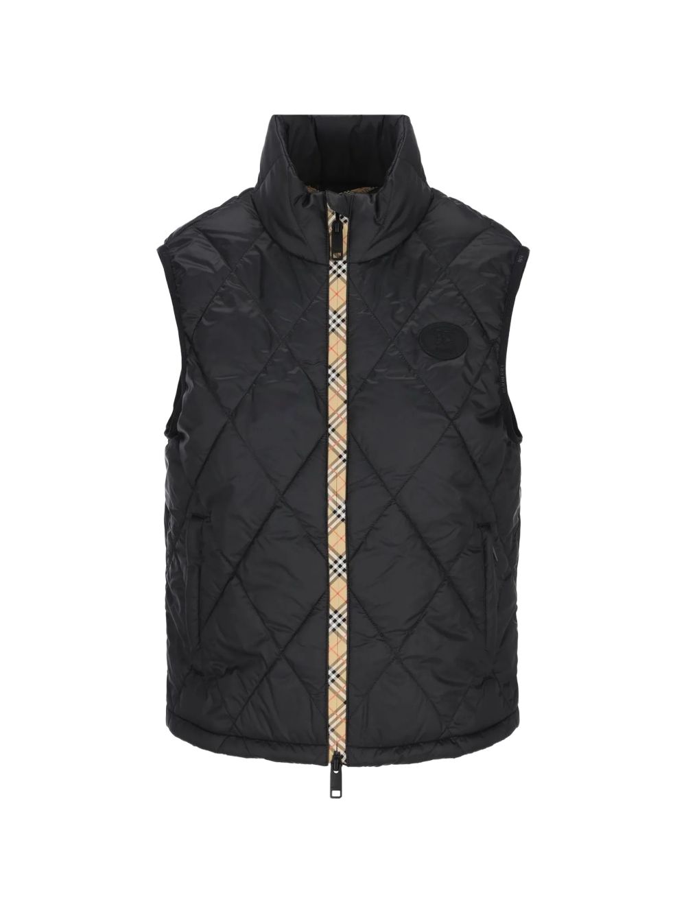 Burberry Quilted Down Vest — Black