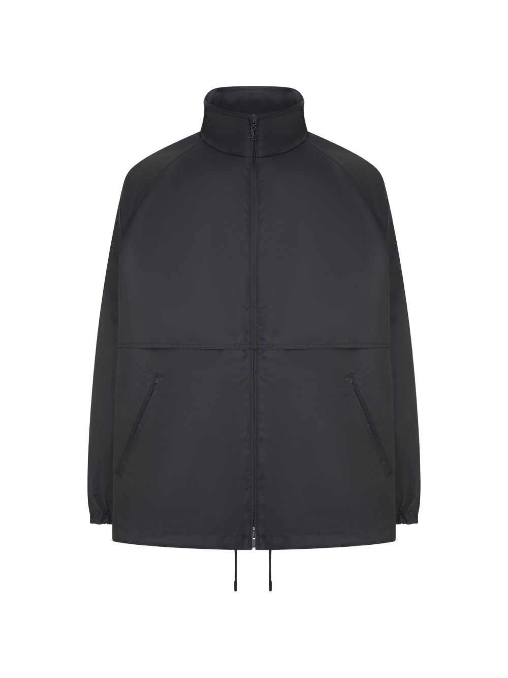 Saint Laurent Nylon Rain Coat Coat — Black