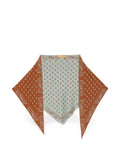 GUEST IN RESIDENCE Paisley Intarsia-Knit Scarf — Orange