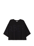 Burberry Logo Cotton T-Shirt — Black