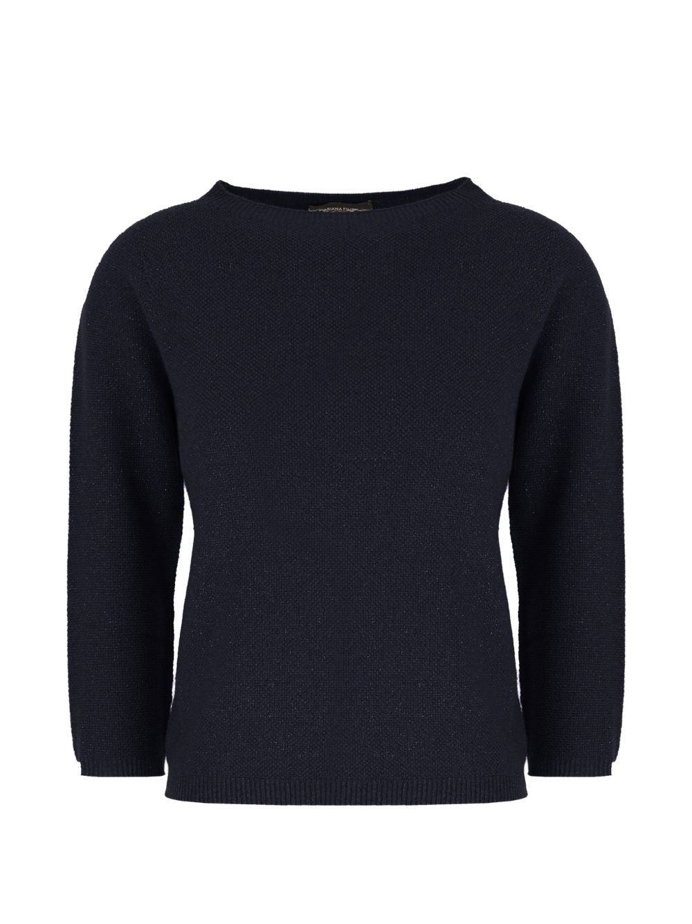 Fabiana Filippi Textured Knit Sweater — Navy