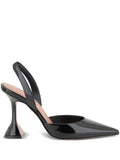 Amina Muaddi Holli Slingback Pump — Black