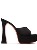 Amina Muaddi Dalida Mule — Black