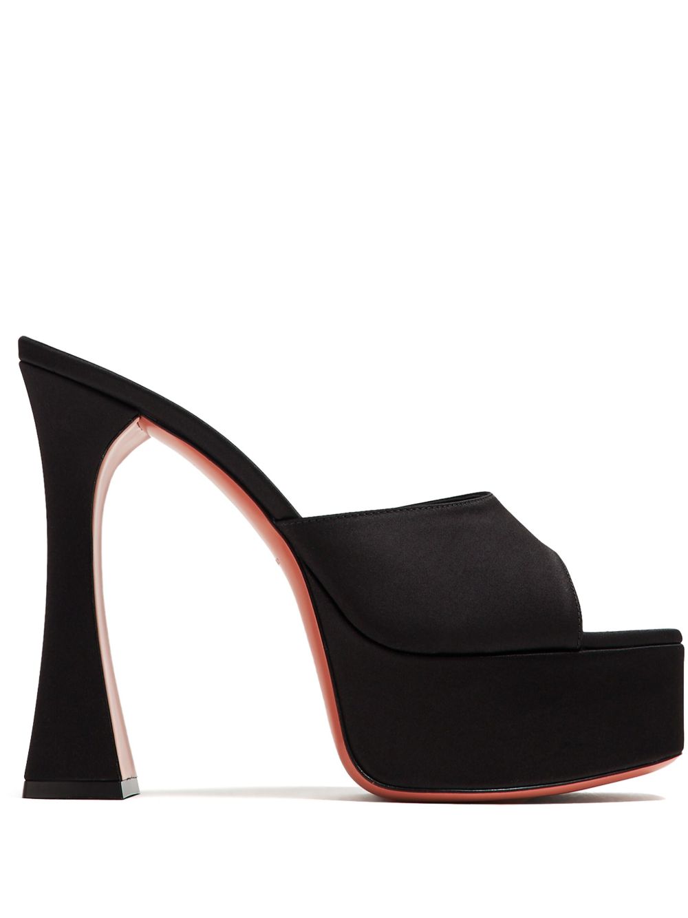Amina Muaddi Dalida Mule — Black